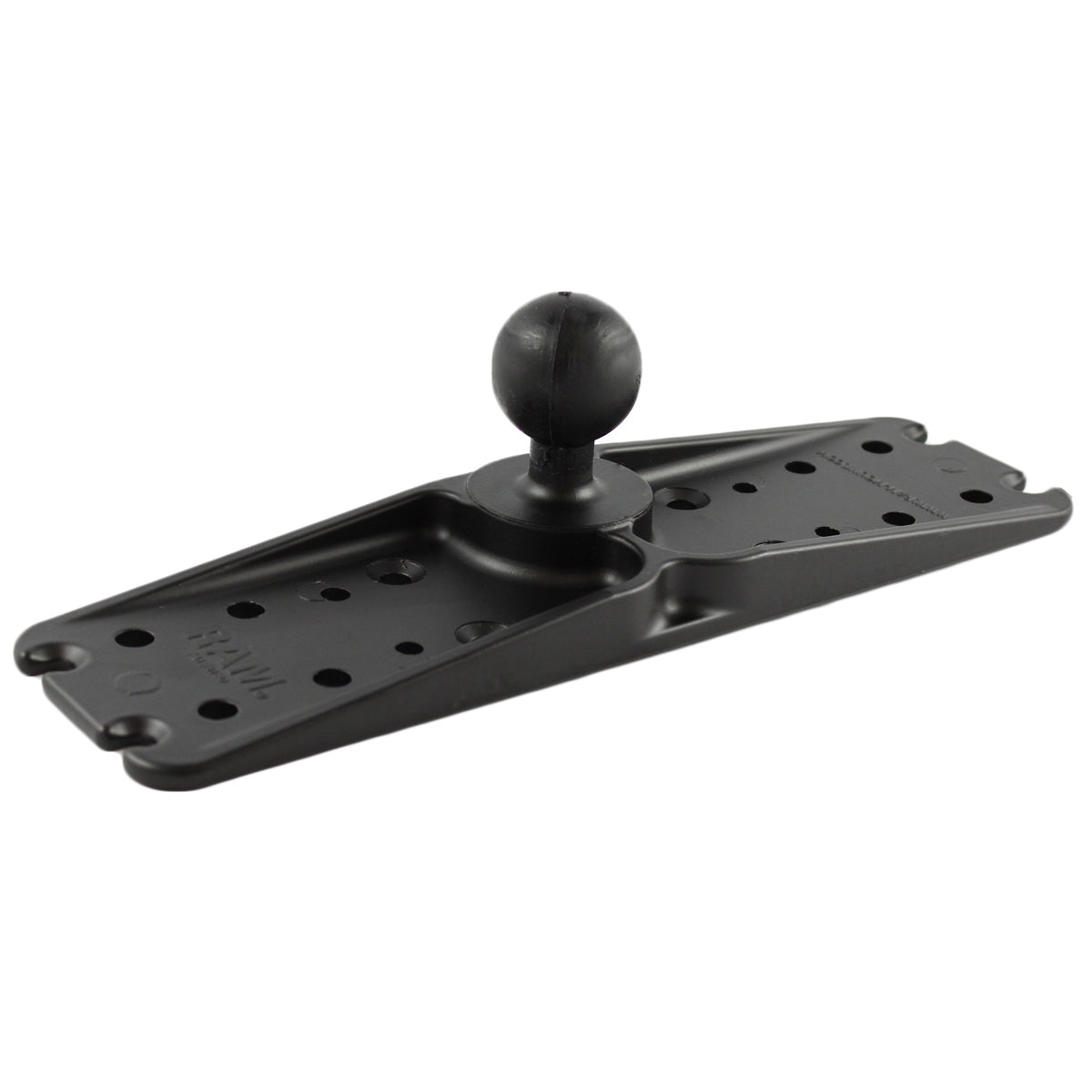 RAM Large 3" x 11" Marine Plate w 1.5" Ball (RAM-137BU)