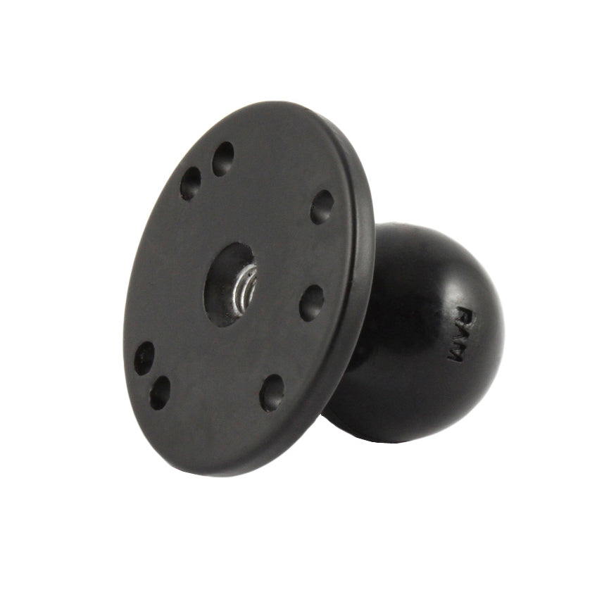 RAM 2.5" Round Base w Female Threaded Hole & 1.5" Ball (RAM-202CNSU)