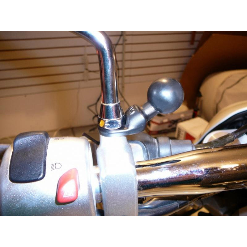 RAM Motorcycle Base with 9mm Hole and 1" Ball (RAM-B-272U)