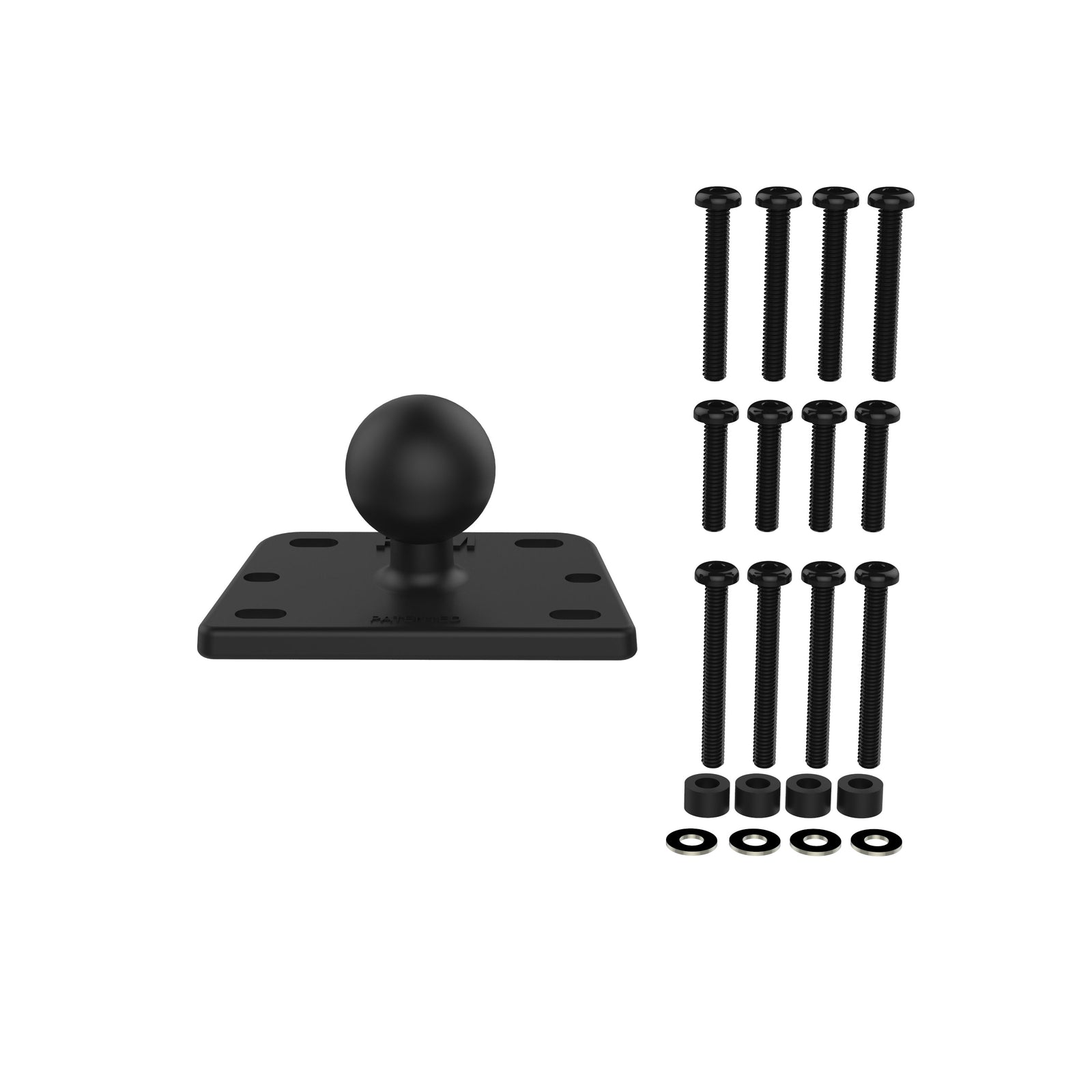 RAM Motorcycle Brake/Clutch Reservoir Base w 1" Ball (RAM-B-345U)