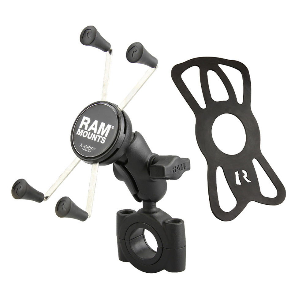 RAM 1.125" - 1.5" Handlebar Mount UN10 X-Grip (RAM-B-408-112-15-A-UN10)