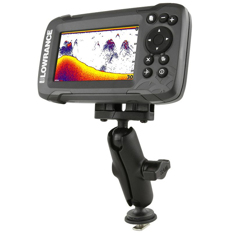 RAM 1" Track Mount for Lowrance Hook2-4 & 5 (RAM-B-LO12-354-TRA1)