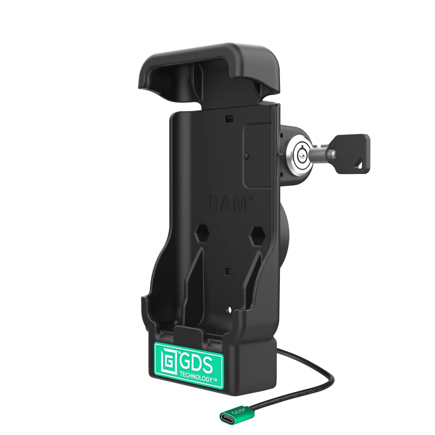 RAM GDS Powered Locking Vehicle Dock for Honeywell CT37 with IntelliSkin® (RAM-GDS-DOCKL-V15-CU)