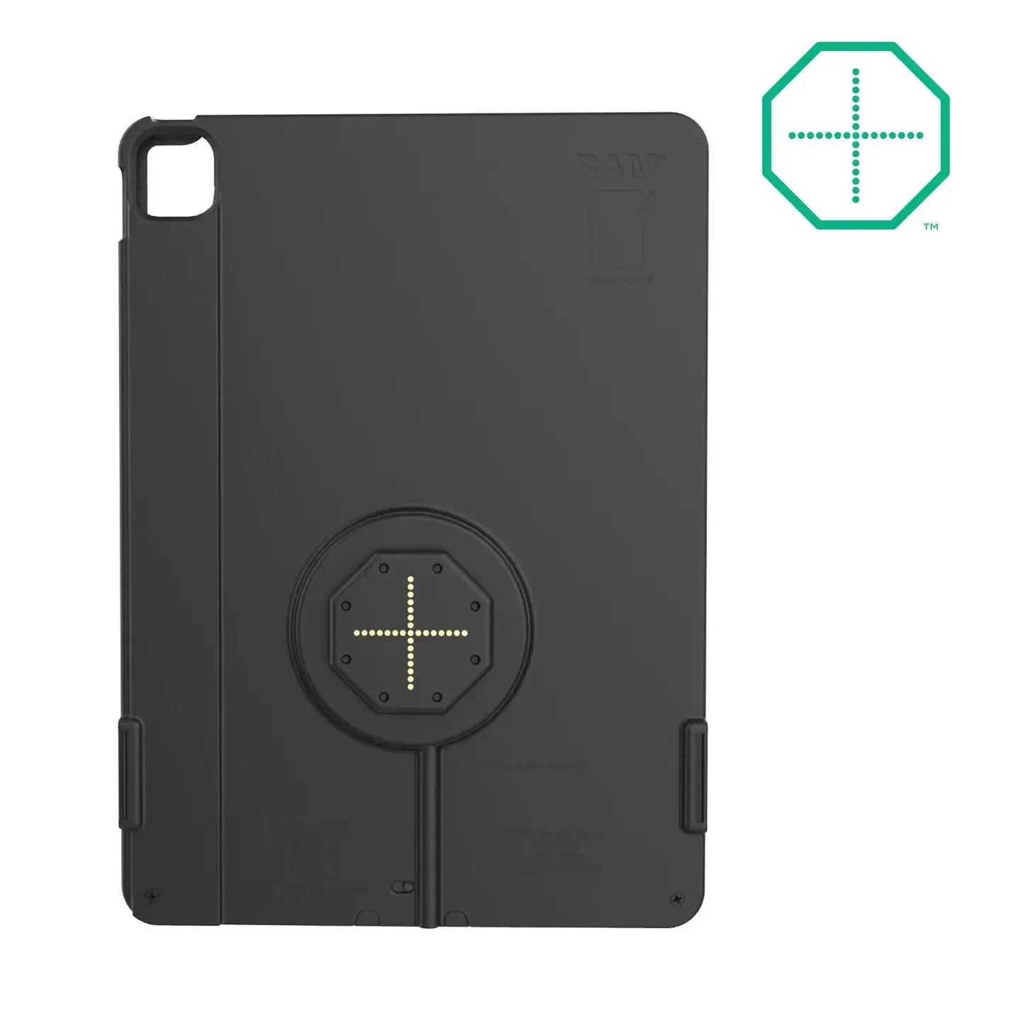 RAM IntelliSkin Thin-Case for iPad Pro 12.9 (3rd - 5th Gen) Rear Pogo Pads (RAM-GDS-SKIN-AP37-TCB)