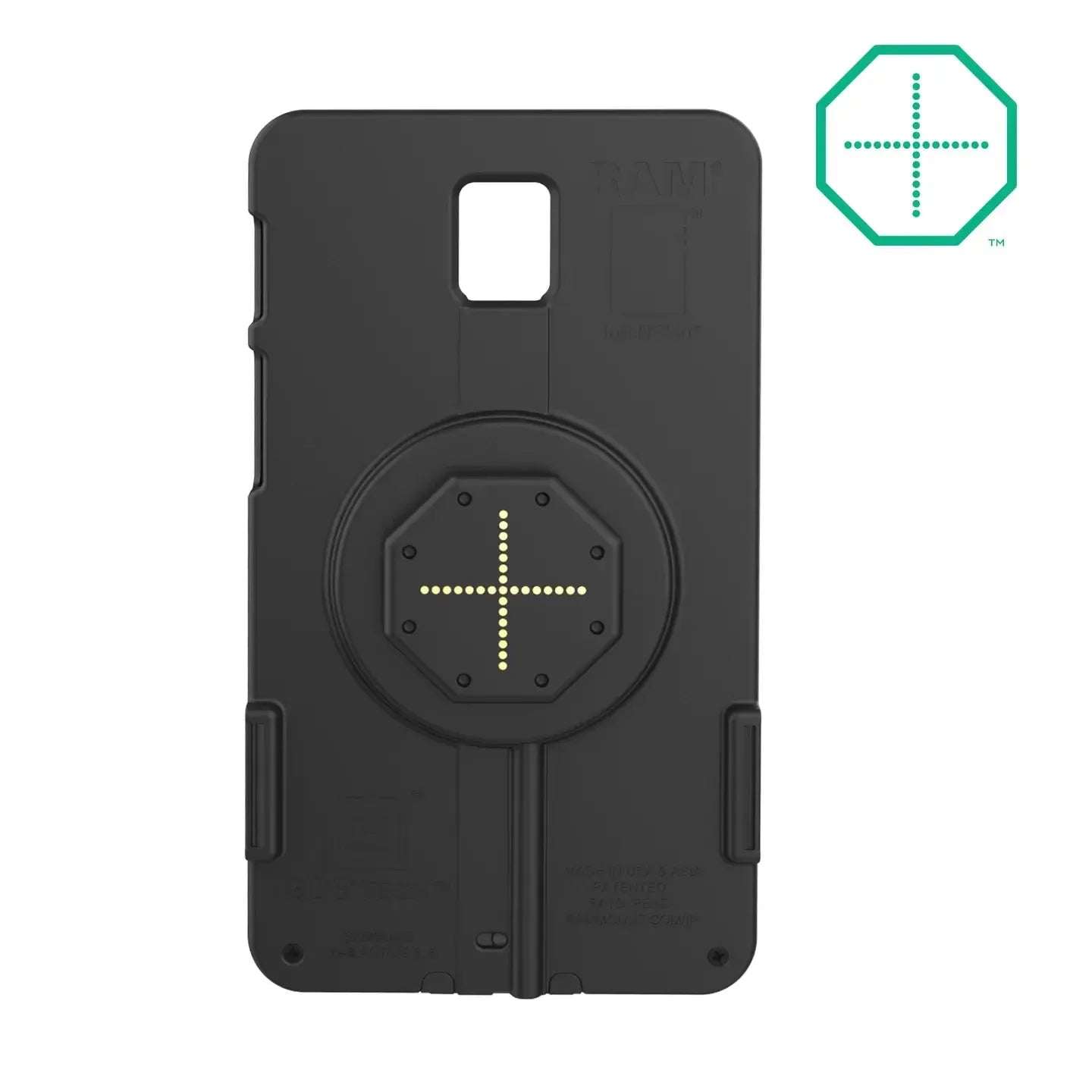 RAM IntelliSkin Thin-Case for Tab Active5 & Active3 - Rear Pogo Pads (RAM-GDS-SKIN-SAM93-TCB)