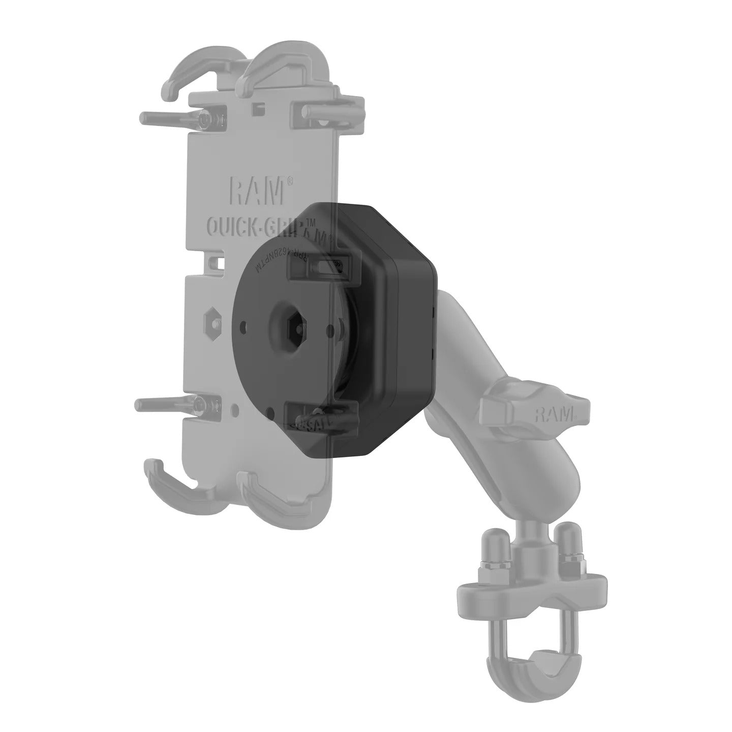 RAM Vibe-Safe with NPT Adapter for 2-Hole Holders (RAP-462NPT)