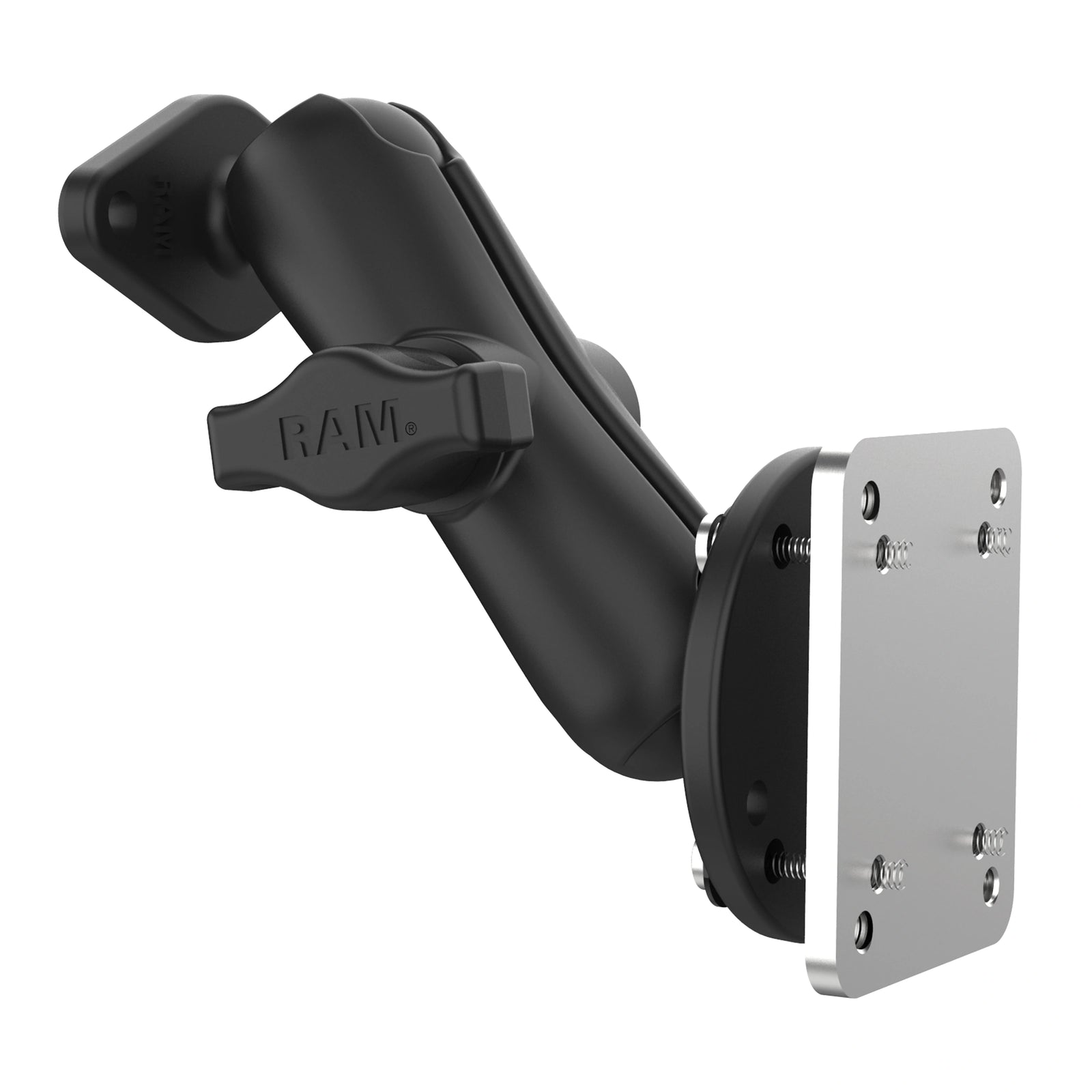 RAM Dashboard Diamond Plate Mount B Size Medium (RAM-B-138U-225B2) - view 3