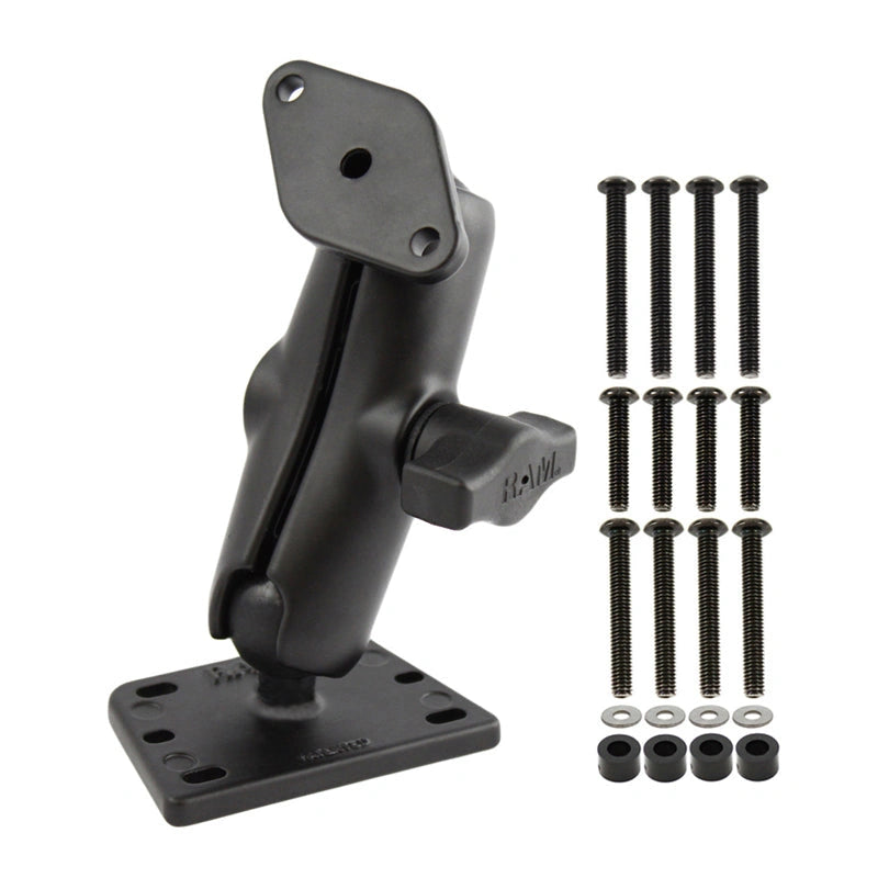 RAM-B-182U RAM Centered Reservoir Cover Double Ball Mount