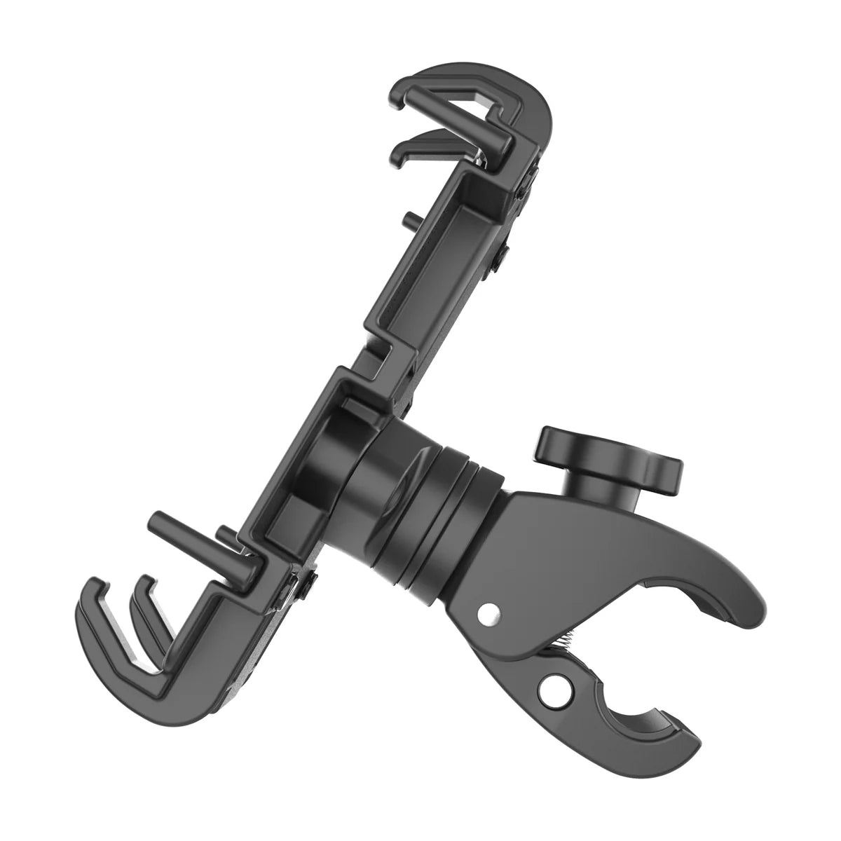 RAM-HOL-PD4-400-1RU Quick-Grip XL rotating Tough-Claw mount, side profile