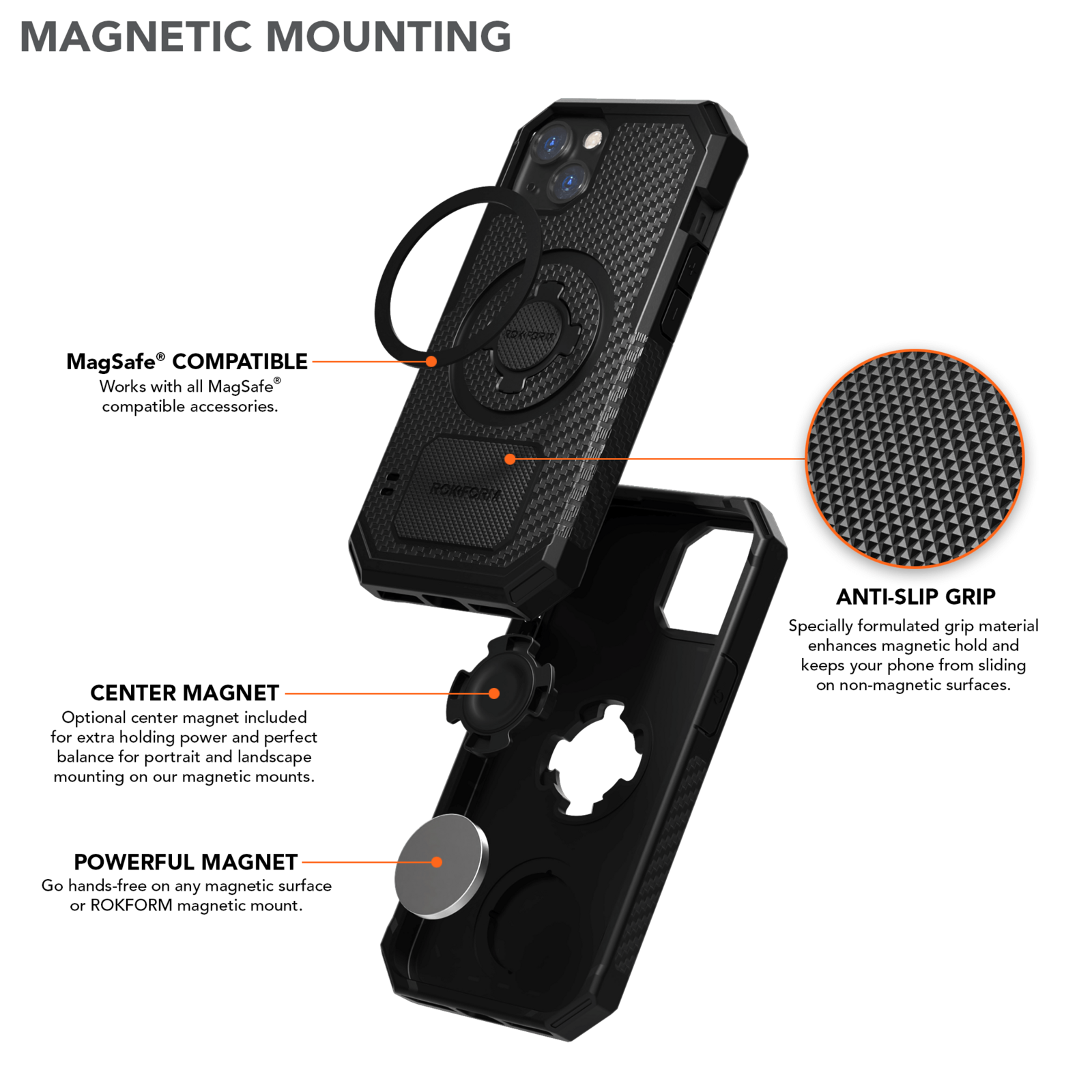 ROKFORM Rugged Case - iPhone 13 Pro (308501P-PRO) - Modest Mounts