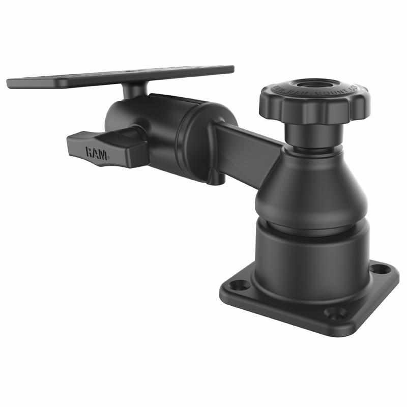 RAM 6" Horizontal Swing Arm with Swivel Ball & Socket (RAM-109HSB) - Modest Mounts