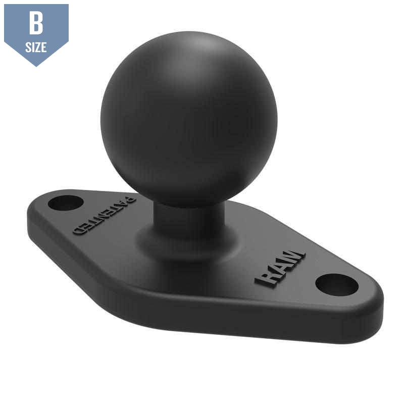 RAM Diamond Base with 1" B Size Ball (RAM-B-238U) - Modest Mounts