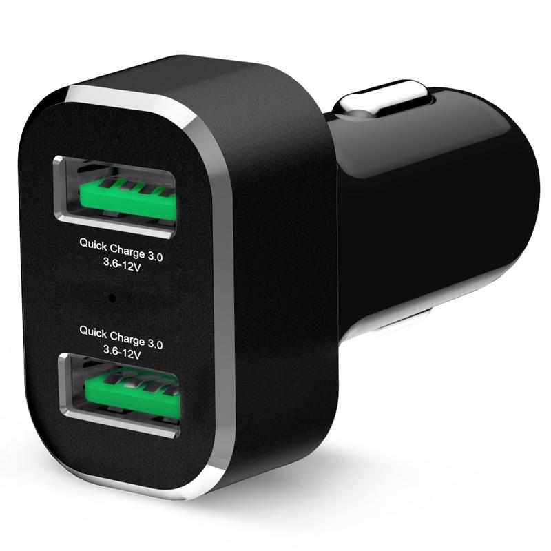 RAM GDS® 2-Port Cigarette Quick Charger (RAM-GDS-CHARGE-USB2QCCIG) - Modest Mounts