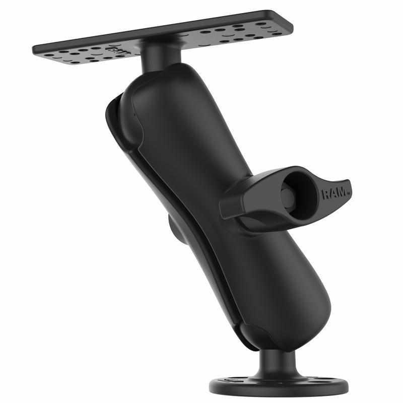 RAM D Ball Mount for 9 - 12" Fishfinders (RAM-D-115) - Modest Mounts