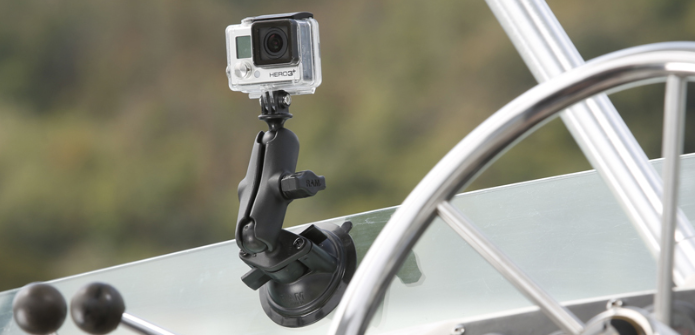 Comparison: GoPro® VS RAM® - Suction Cup Mounting Systems