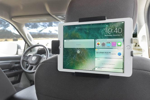 Backseat Entertainment: Headrest Tablet Mount - Modest Mounts
