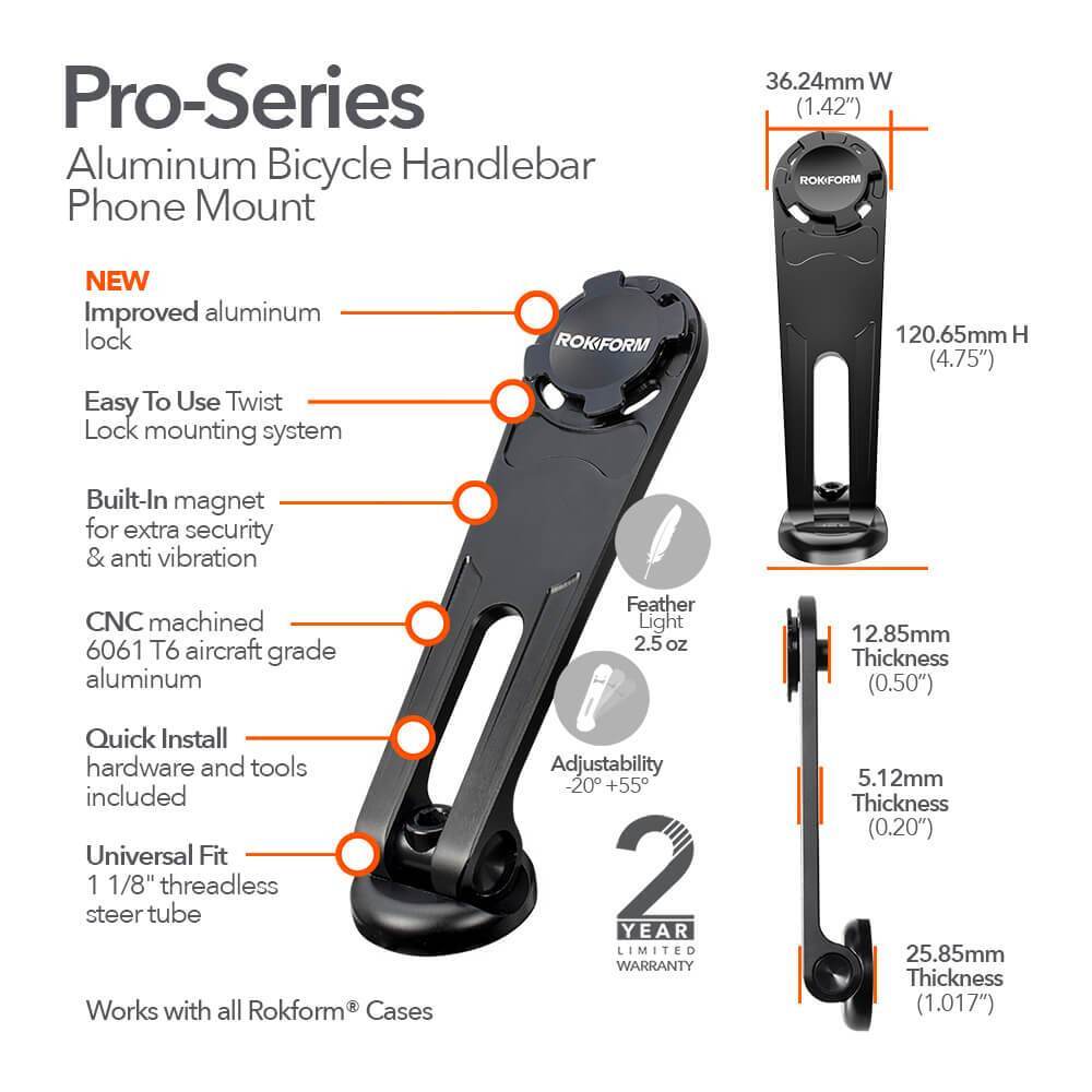 ROKFORM V4 Pro Series Aluminium Bike Mount Kit (331799P)