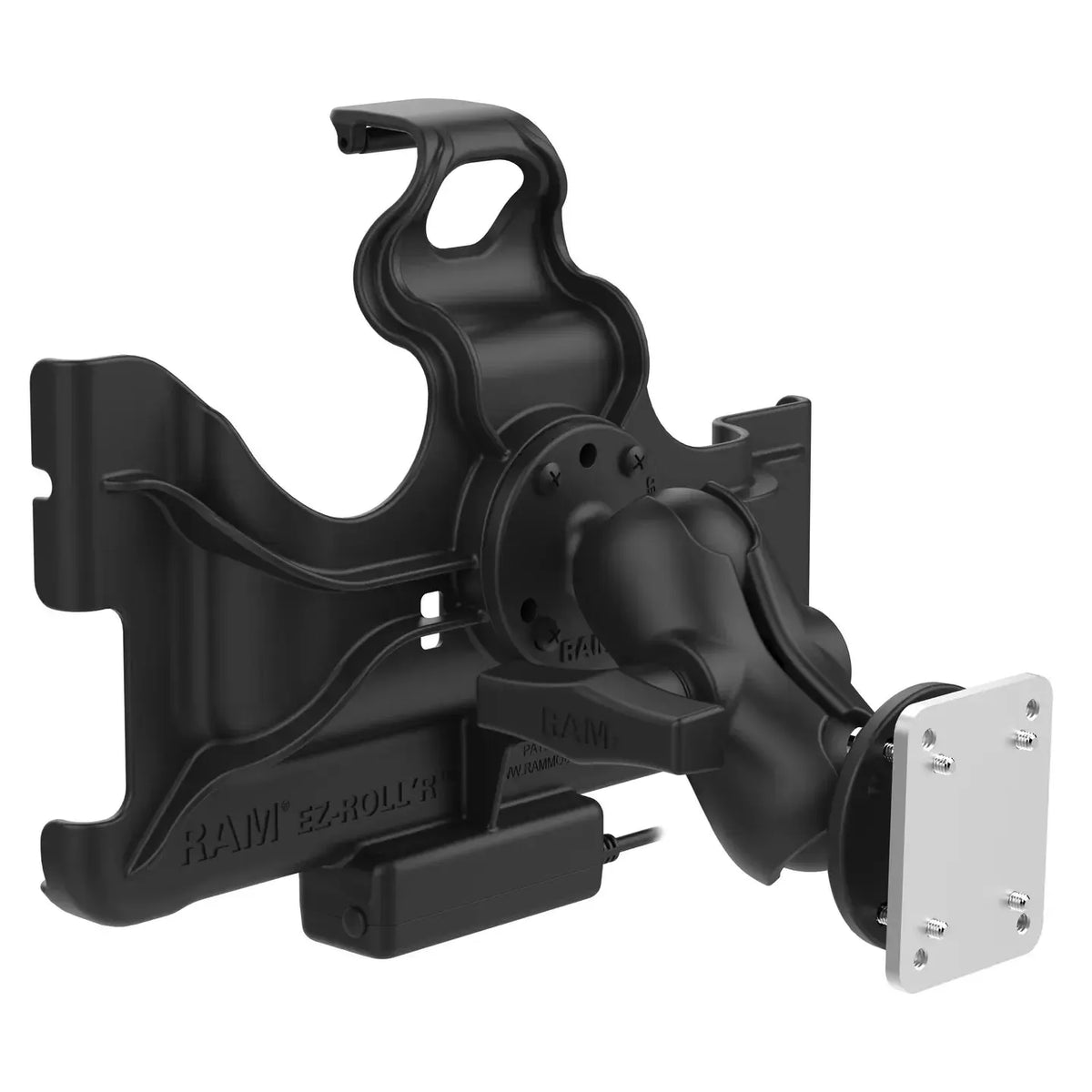 RAM EZ-Roll'r USB-C Powered Mount for Samsung Tab Active5 Pro &amp; 4 Pro (RAM-101-225B2-SAM52CP-V7CU)