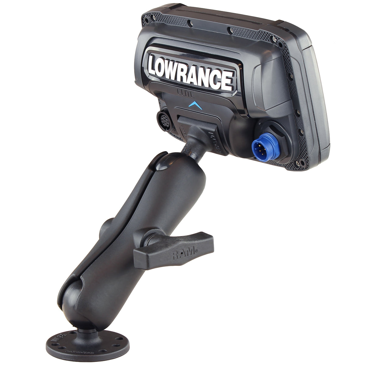 RAM 1.5" Ball Mount for Lowrance Elite-5 &amp; Elite-7 Ti2 (RAM-101-LO11)