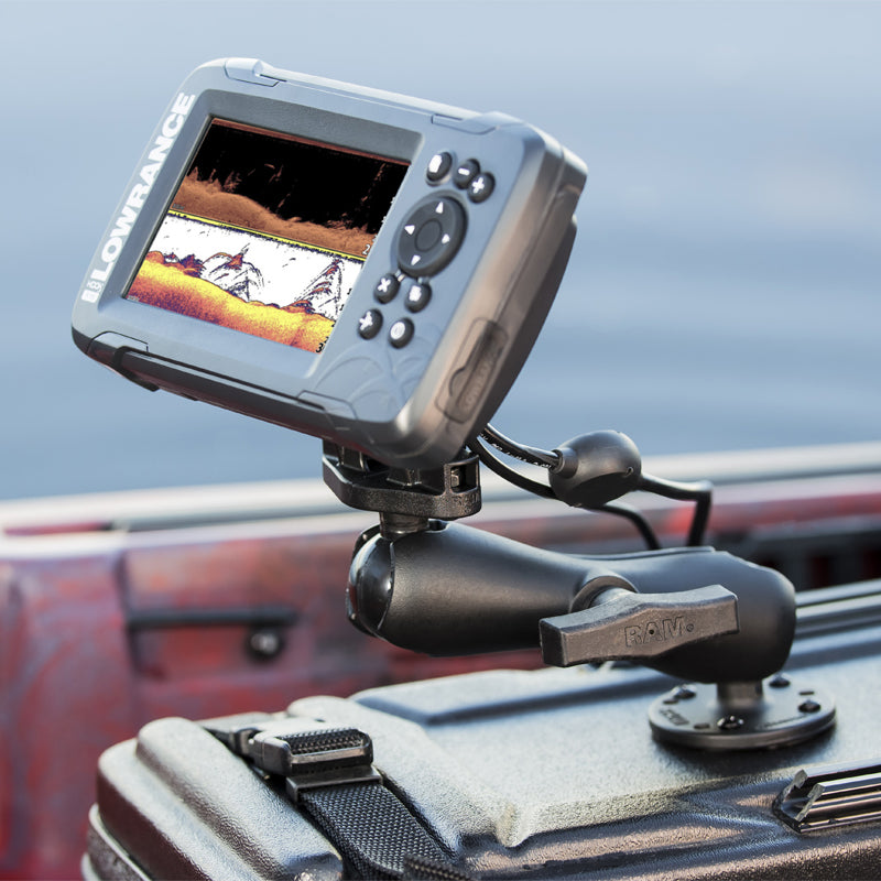 RAM 1.5" Mount for Lowrance Hook2-4 &amp; 5 (RAM-101-LO12)