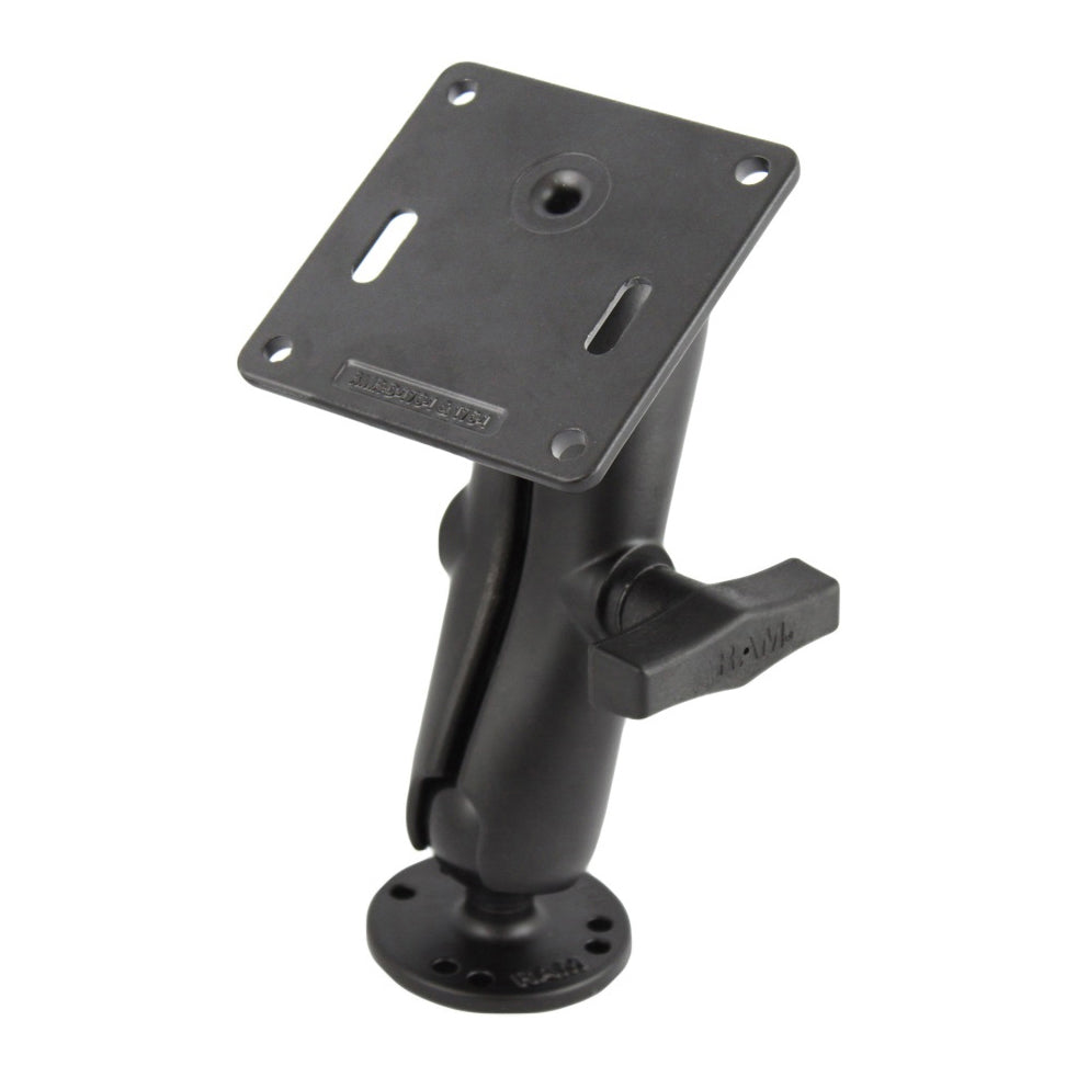 RAM 75x75mm VESA Plate &amp; Double C Ball Mount (RAM-101U-2461)