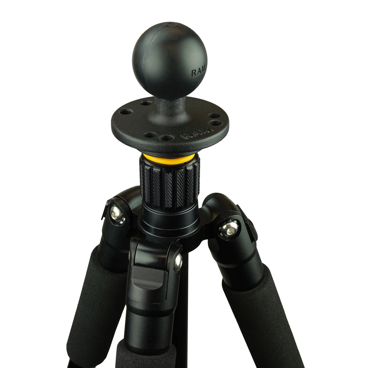 RAM 2.5" Round Base w Female Threaded Hole &amp; 1.5" Ball (RAM-202CNSU)
