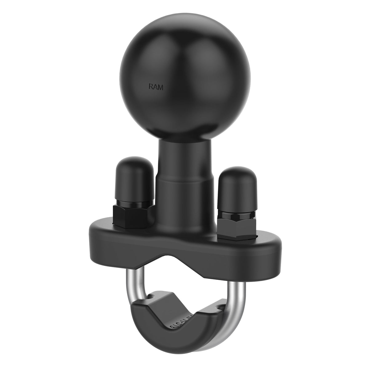 RAM Rail Base with Stainless Steel U-Bolt &amp; 1.5" Ball (RAM-231U)
