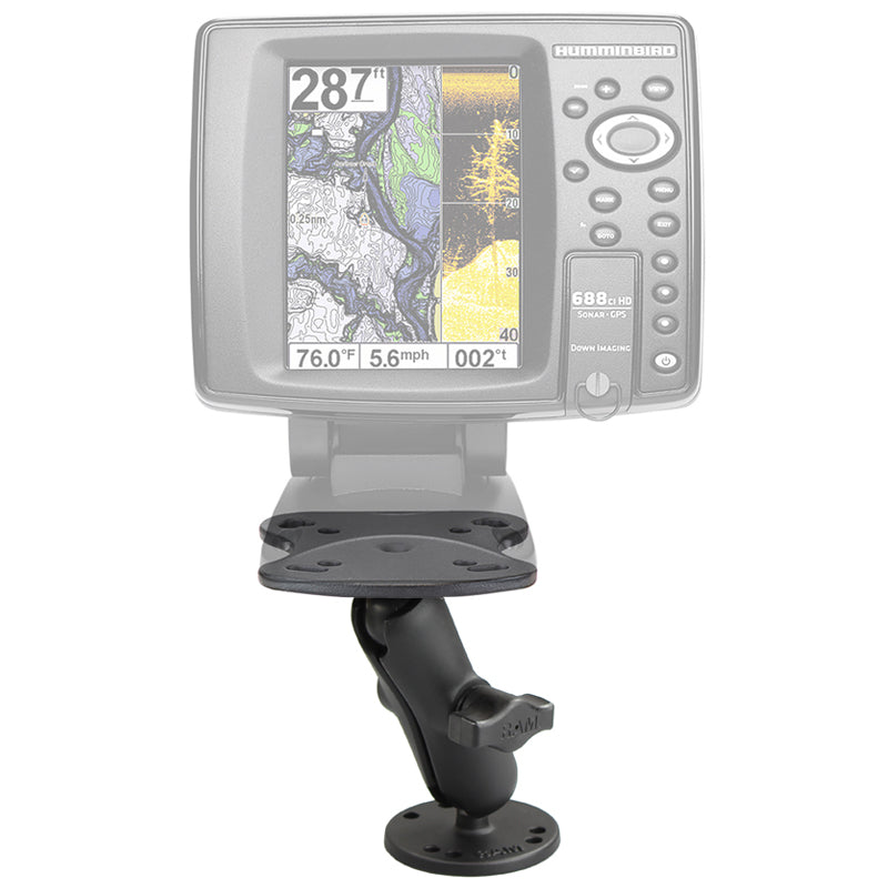 RAM 1" Mount for Humminbird, Matrix & Lowrance Series (RAM-B-107U)
