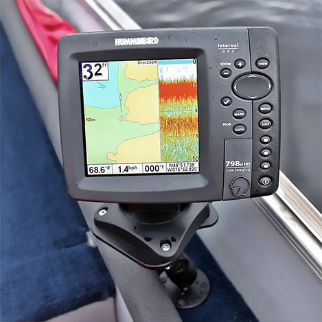 RAM 1" Mount for Humminbird, Matrix &amp; Lowrance Series (RAM-B-107U)