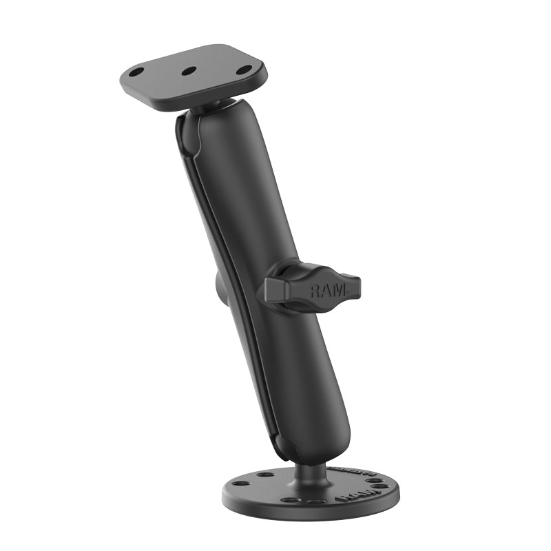 RAM Long Clamp Arm w Round &amp; Diamond Base (RAM-B-138U-C)