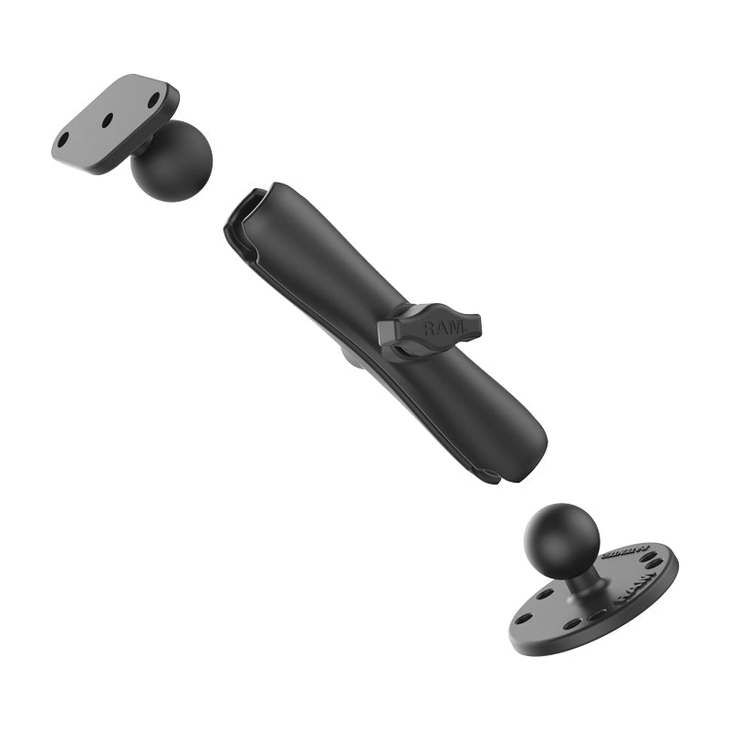 RAM Long Clamp Arm w Round &amp; Diamond Base (RAM-B-138U-C)