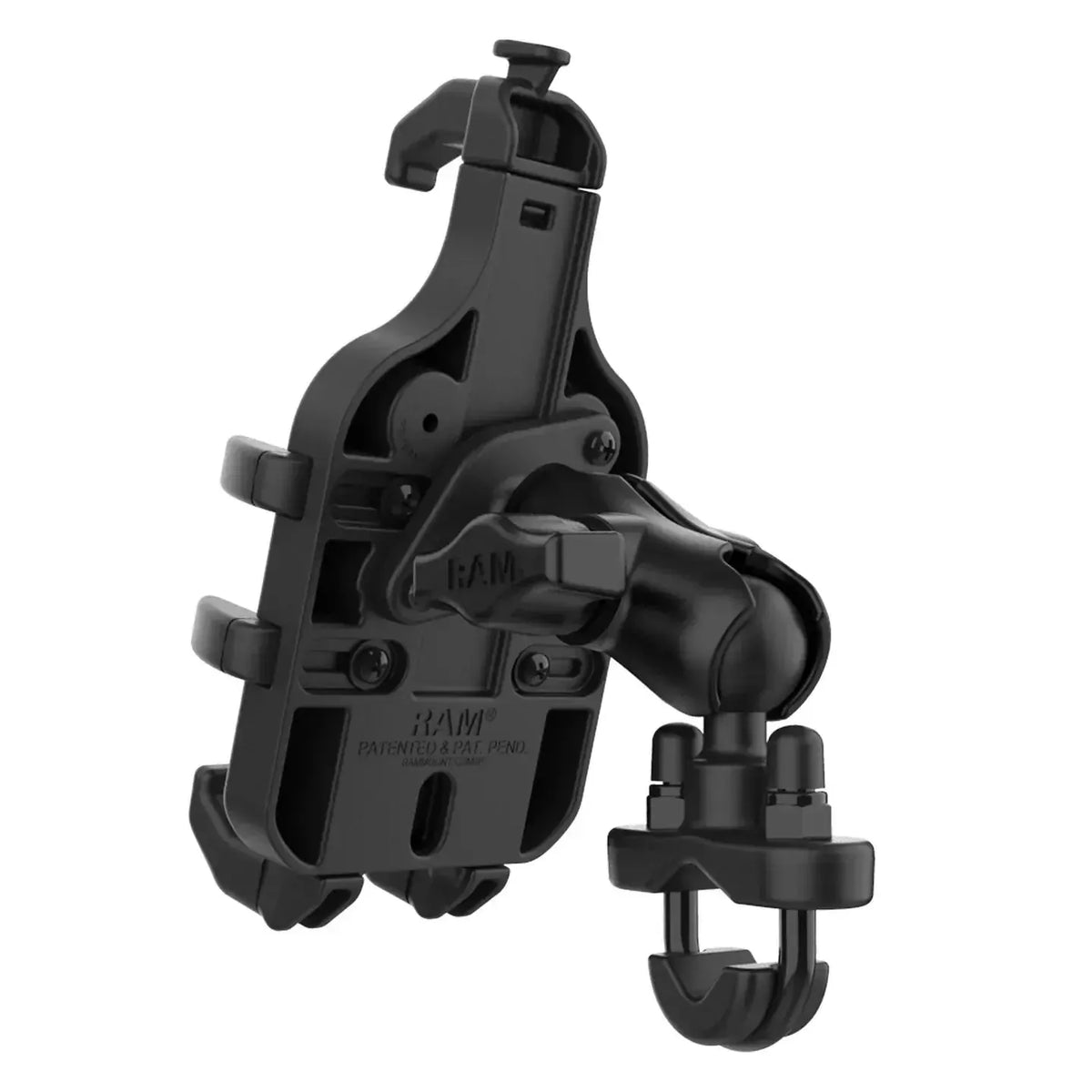 RAM Quick-Grip Pro™ Phone Mount w Short Handlebar U-Bolt (RAM-B-149Z-A-PD5U)