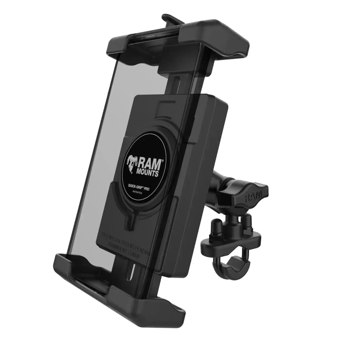 RAM Quick-Grip Pro XL Phone Mount w Short Handlebar U-Bolt (RAM-B-149Z-A-PD7U)