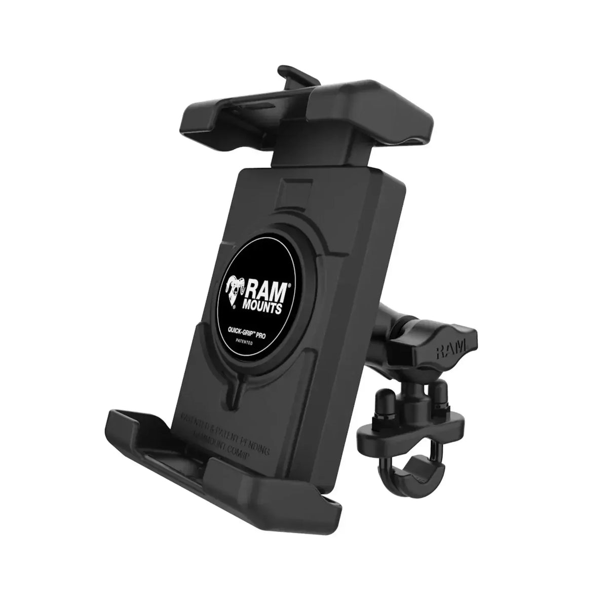 RAM Quick-Grip Pro XL Phone Mount w Short Handlebar U-Bolt (RAM-B-149Z-A-PD7U)