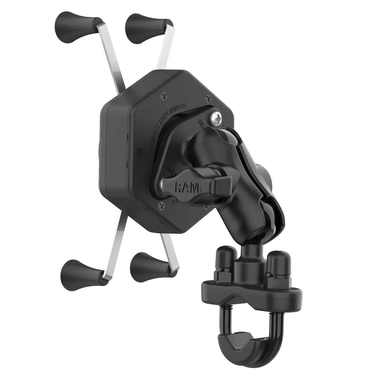 RAM UN10 Large X-Grip with Vibe-Safe &amp; U-Bolt Short Arm (RAM-B-149Z-A-UN10-462)
