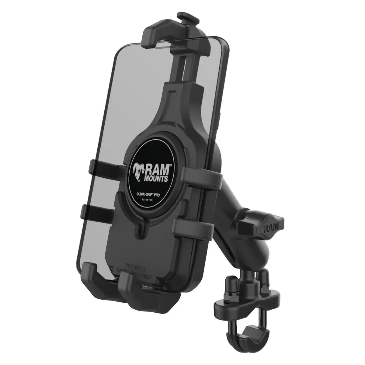 RAM Quick-Grip Pro™ Phone Mount w Handlebar U-Bolt (RAM-B-149Z-PD5U)
