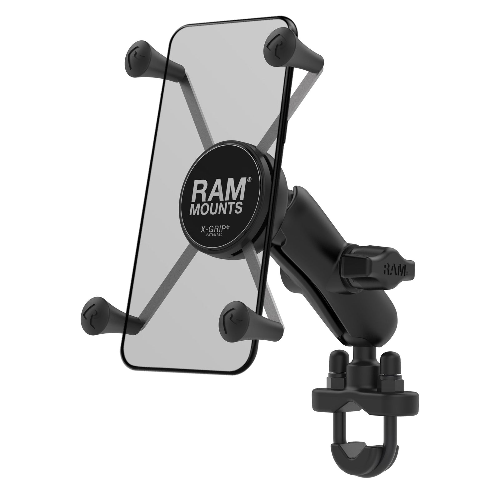 RAM Handlebar Mount w U-Bolt & Large X-Grip (RAM-B-149Z-UN10U)