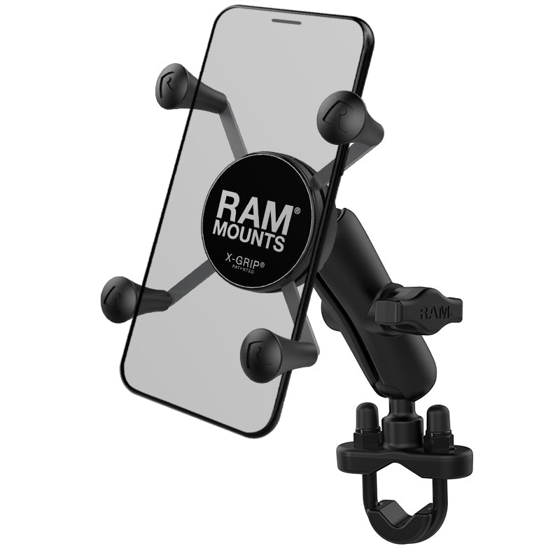 RAM Handlebar Mount w U-Bolt &amp; X-Grip (RAM-B-149Z-UN7U)