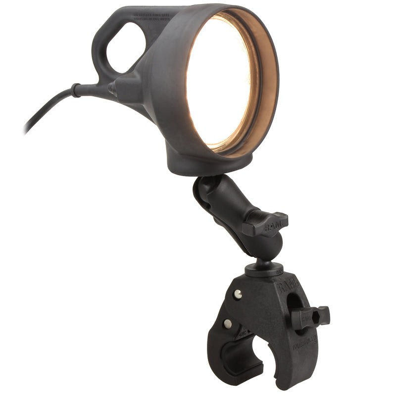 RAM-B-152-404 LED spotlight on a medium B-size socket arm and medium Tough-Claw clamp