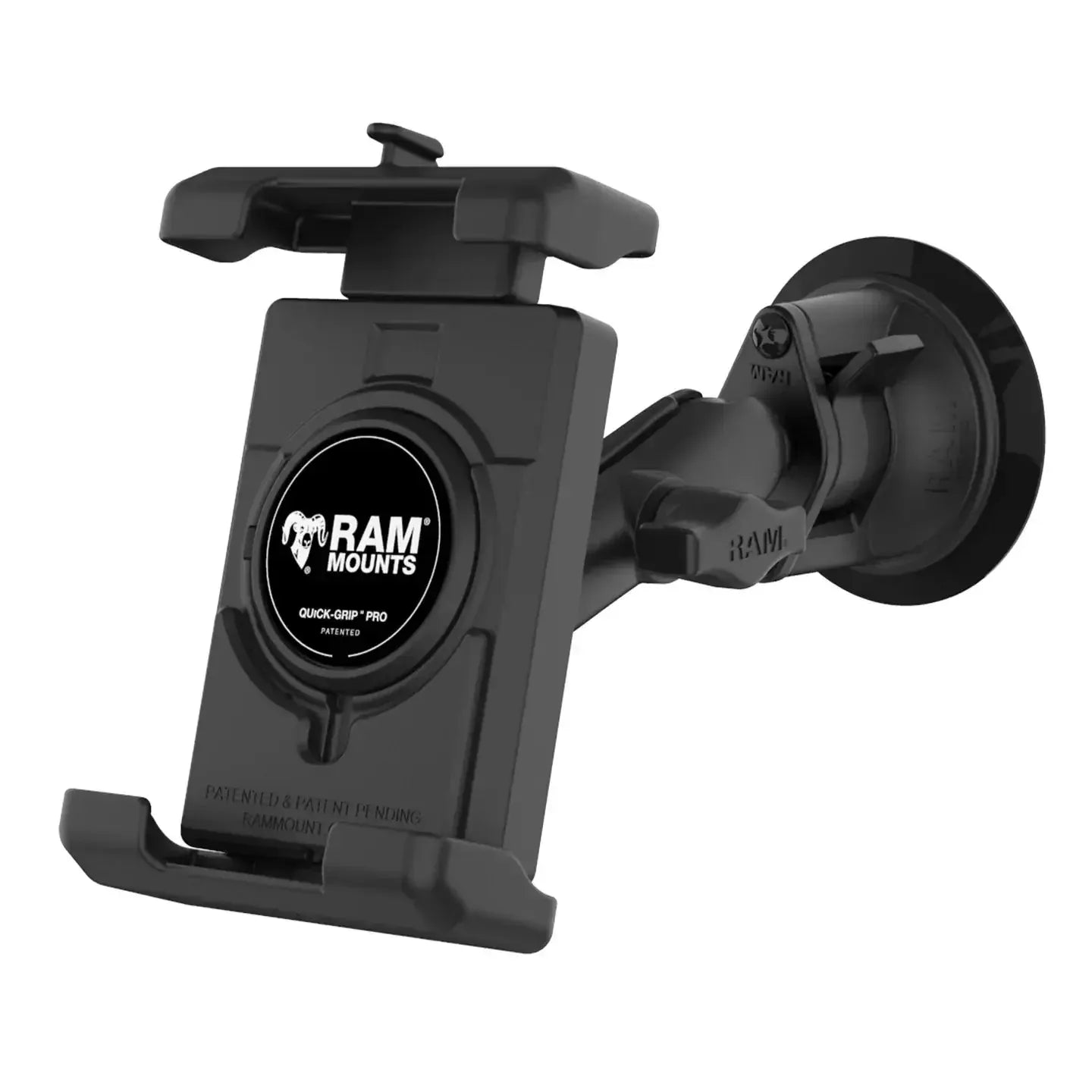 Ram Full Mount RAM® Quick-Grip Pro XL Phone Mount w Suction Cup (RAM-B-166-PD7U ...