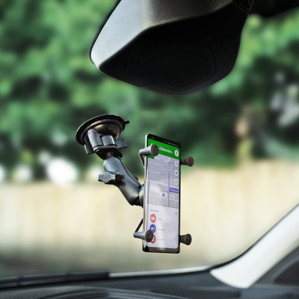 RAM Twist-Lock Suction Mount w Large X-Grip (RAM-B-166-UN10U)