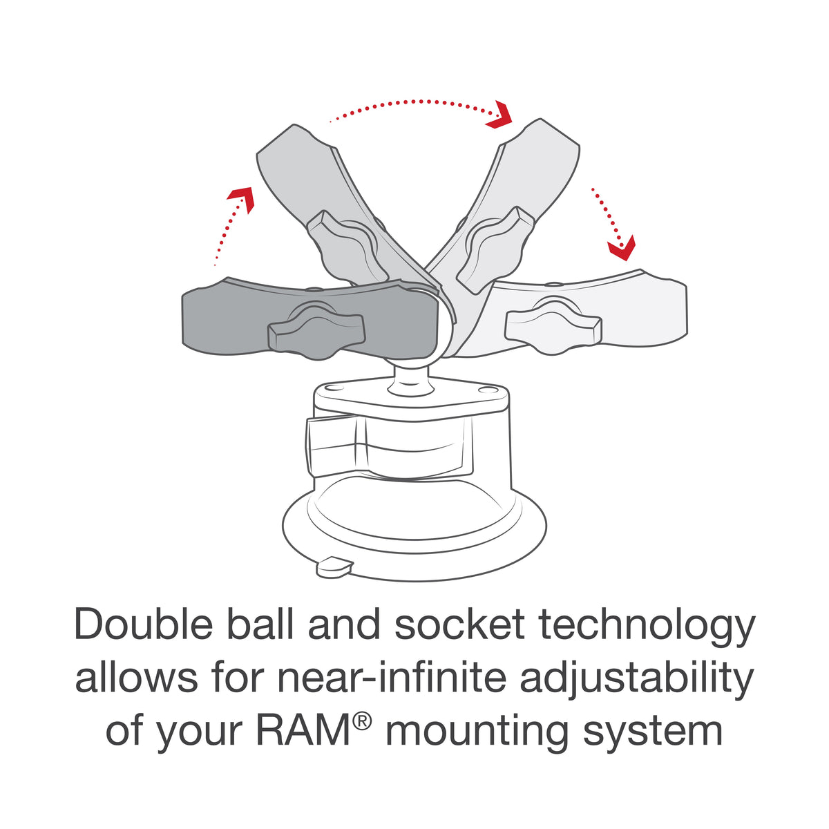 RAM Twist-Lock Suction Mount w X-Grip Phone Holder (RAM-B-166-UN7U)