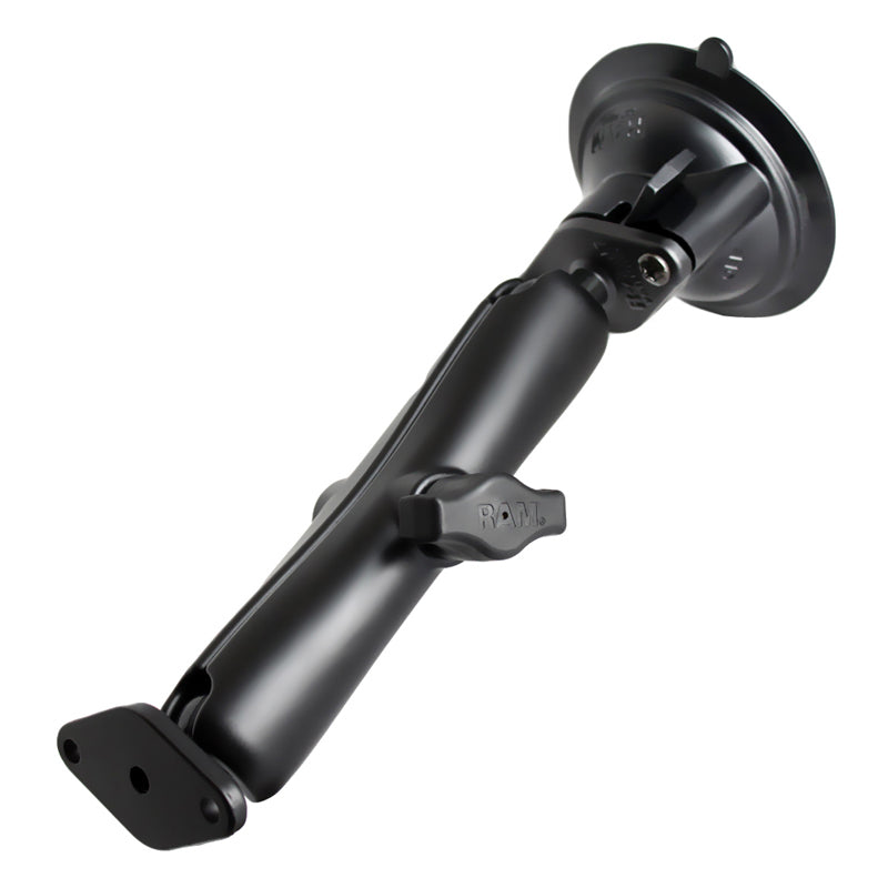 RAM Suction Cup Mount w Long Arm &amp; Diamond Adapter (RAM-B-166U-C)
