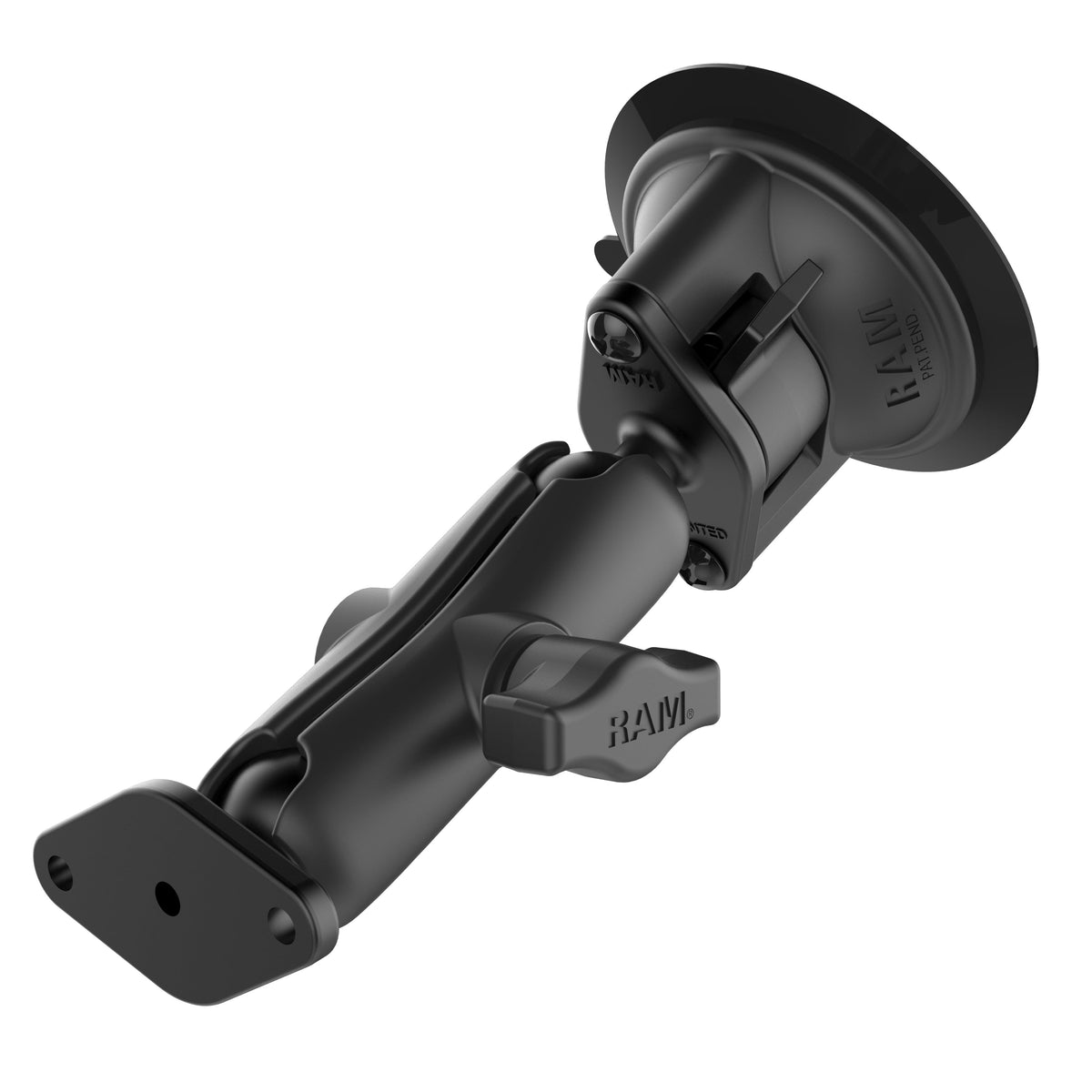 RAM Suction Cup Mount w Arm &amp; Diamond Adapter (RAM-B-166U)