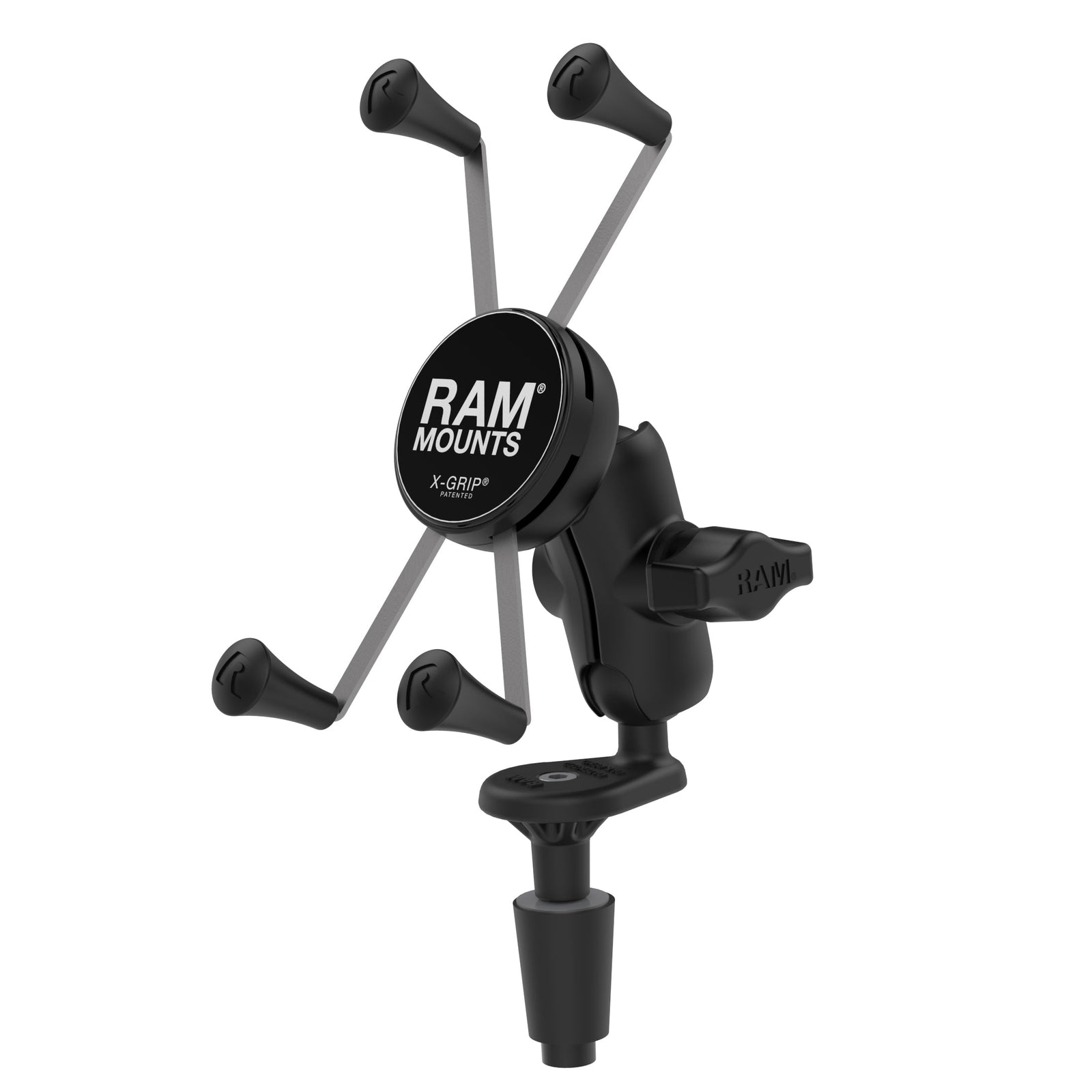 RAM Fork Stem Mount w Large X-Grip Phone Cradle (RAM-B-176-A-UN10U) - Modest Mounts