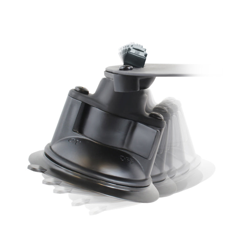 RAM Dual Pivot Suction Cup Base w 1" Ball (RAM-B-189B-PIV1U)
