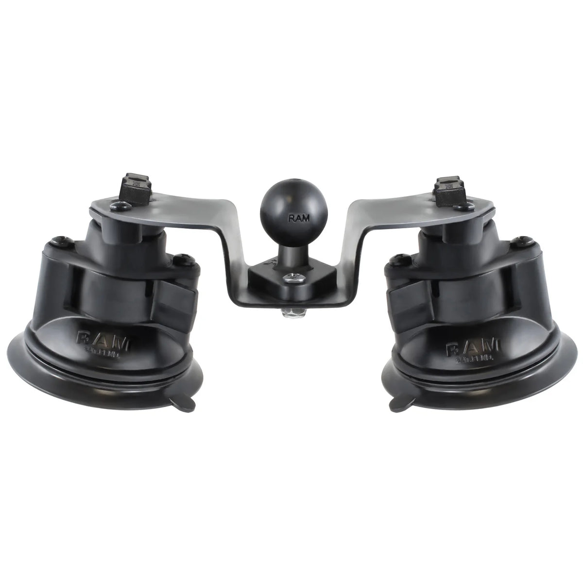 RAM Dual Pivot Suction Cup Base w 1" Ball (RAM-B-189B-PIV1U)