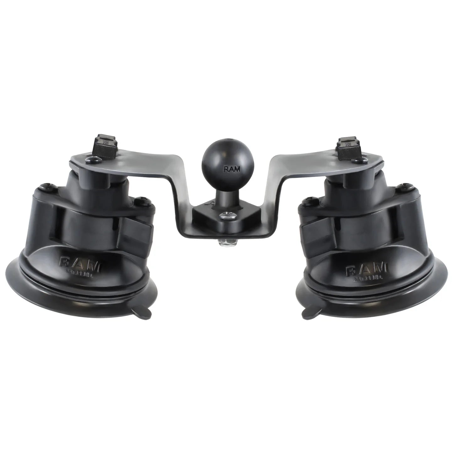 RAM Dual Pivot Suction Cup Base w 1" Ball (RAM-B-189B-PIV1U) - Modest Mounts