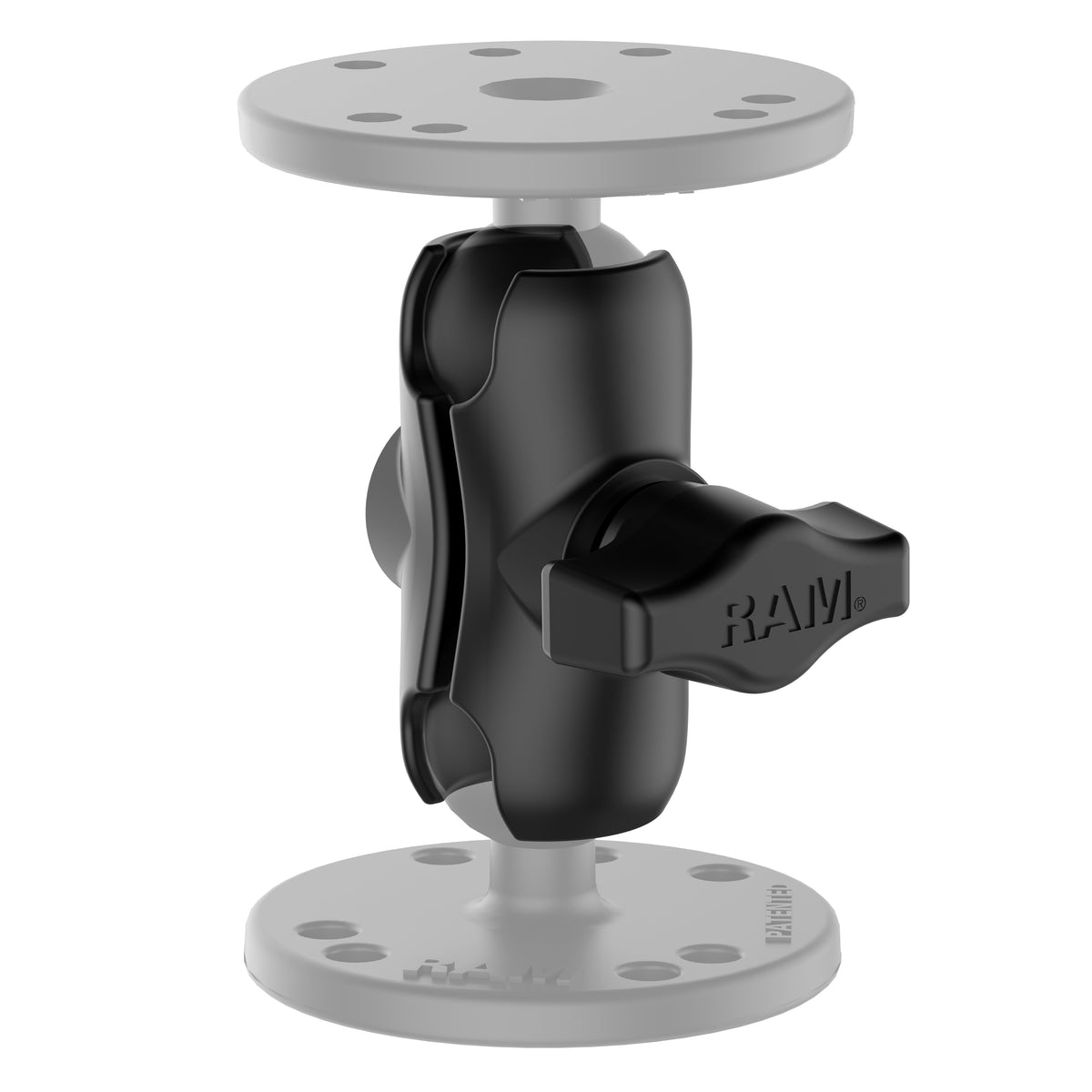 RAM Short Double Socket Clamp Arm B Size (RAM-B-201U-A)