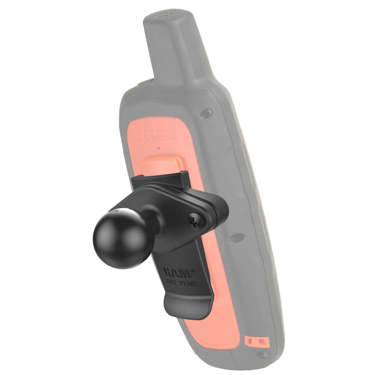 RAM Garmin Spine Mount w 1" Ball (RAM-B-202-GA76U)